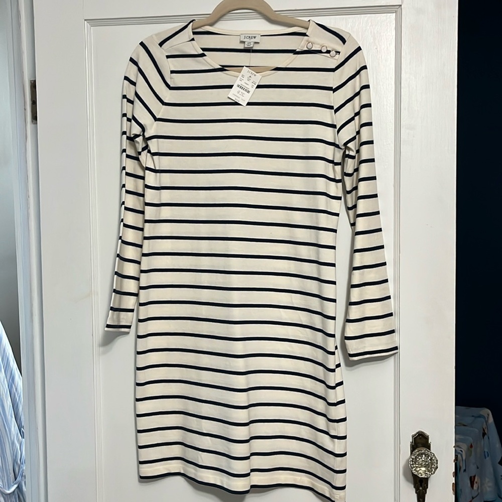 Nautical stripe dress
